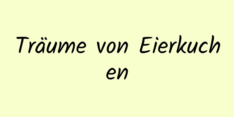 Träume von Eierkuchen
