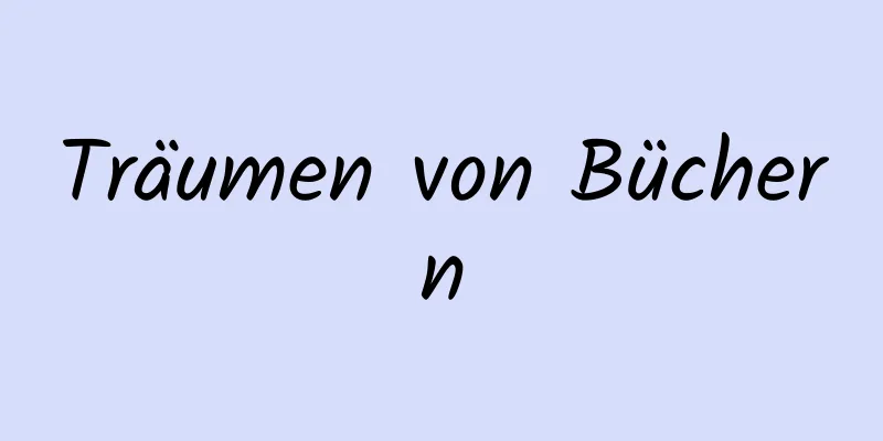 Träumen von Büchern