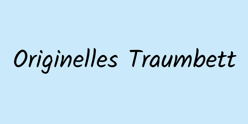 Originelles Traumbett