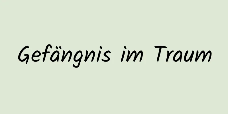 Gefängnis im Traum