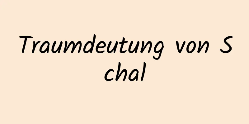 Traumdeutung von Schal