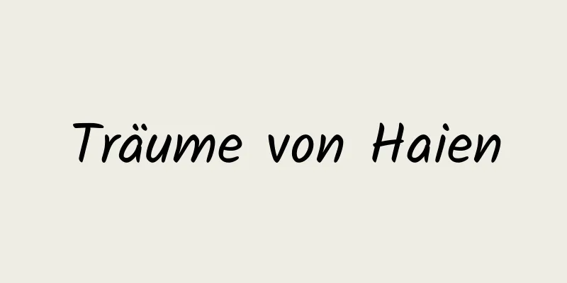 Träume von Haien